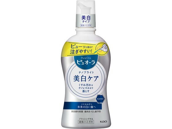 KAO 薬用ピュオーラ ナノブライト液体ハミガキ 400ml | Forestway