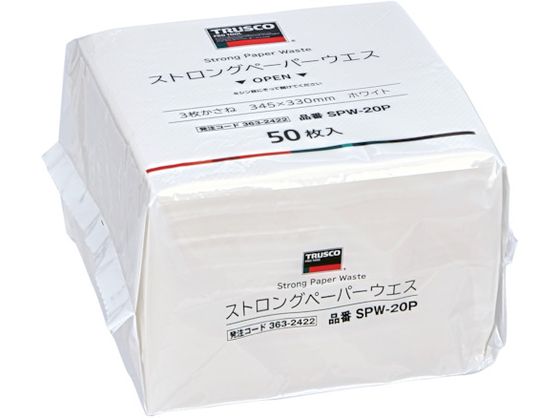 TRUSCO XgOy[p[EGX zCg 3 345X330mm 50 SPW-20P