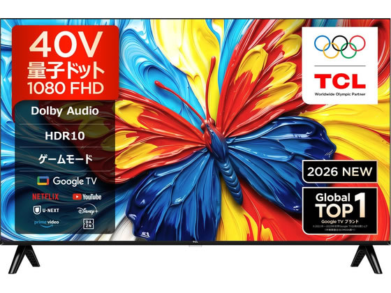 TCL 2K �ʎq�h�b�g�t���e���r 40�^ 40S5L