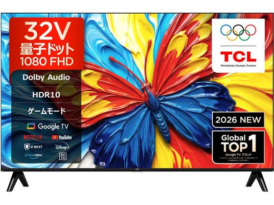 TCL 2K �ʎq�h�b�g�t���e���r 32�^ 32S5L