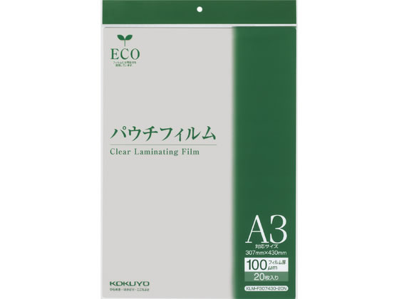 �R�N�� �p�E�`�t�B����(100��m) A3�T�C�Y�p307X430mm20�� KLM-F307430-20N