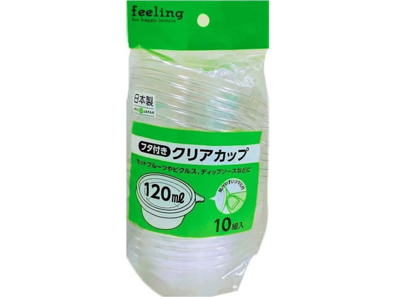 ��a���Y feeling �t�^�t���N���A�J�b�v 120mL 10�g��
