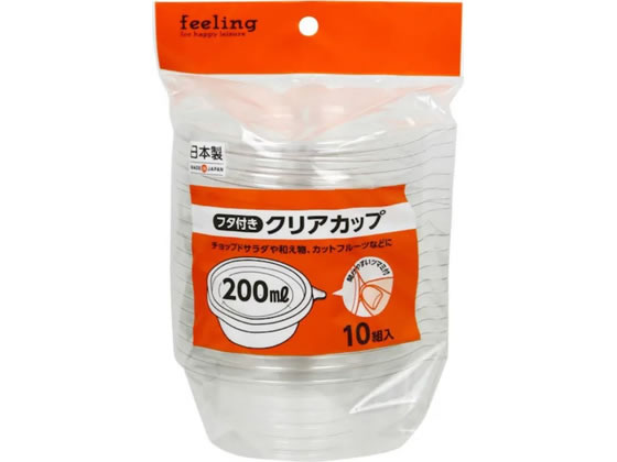 ��a���Y feeling �t�^�t���N���A�J�b�v 200mL 10�g��