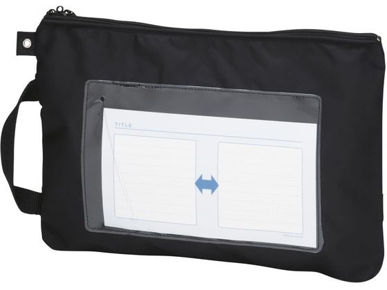 �N���E�� ���[���o�b�O(�Z�ӎ����t)A4 24-4305-0001 �u���b�N CR-ME04(A4)