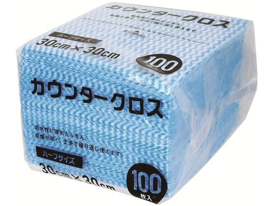 ��a���Y �J�E���^�[�N���X 30�~30cm �u���[ 100���� #81099