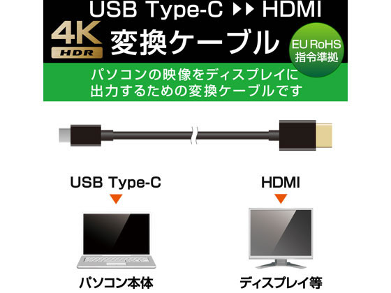             Type-C-HDMI 2.0m CAC-CHDMI20BK