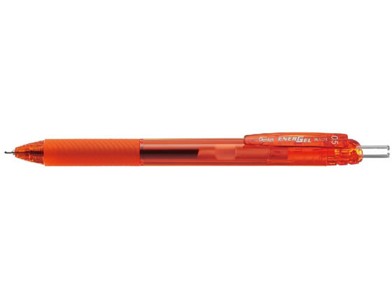 ぺんてる エナージェルエス 0.5mm 黒 オレンジ軸 BLN125F-A 通販
