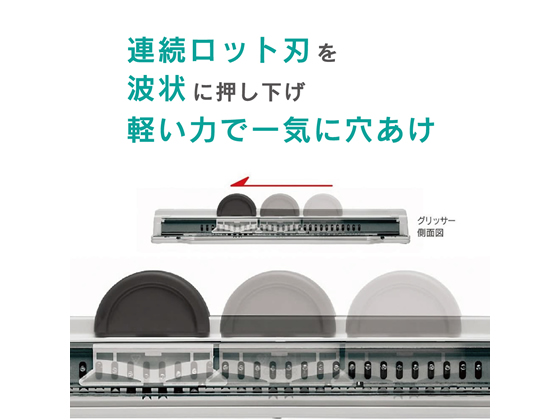 カール事務器 多穴パンチ グリッサー A4サイズ30穴 GSP-30 通販