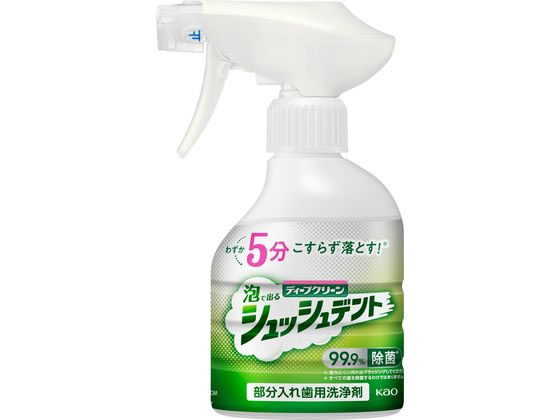 KAO ディープクリーン シュッシュデント 部分入れ歯用洗浄剤 本体 通販