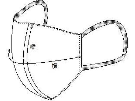 �i�K�C���[�x�� �}�X�N(2���g)L �z�}�X�N 25-2810-01 HOS-5515(L)