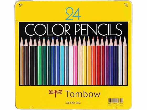 トンボ鉛筆 色鉛筆 24色セット CB-NQ24C 通販【フォレストウェイ】