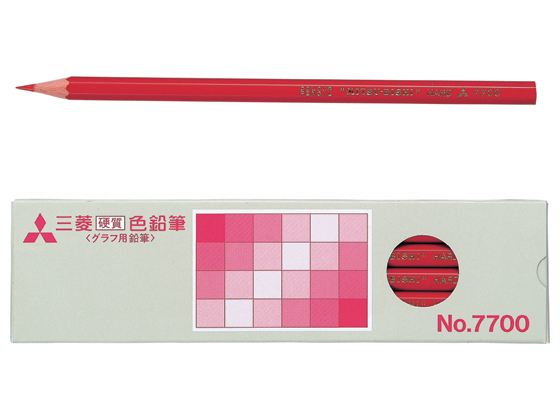 三菱 硬質色鉛筆 赤 12本 K7700.15 通販【フォレストウェイ】