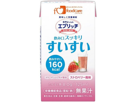 �t�[�h�P�A �G�v���b�`�h�����N�������� �X�g���x���[���� �h�{�⏕���� 25-6694-01 �X�g���x���[(125ML)24�z���C��