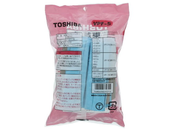 東芝 クリーナー紙パック VPF-5 通販【フォレストウェイ】