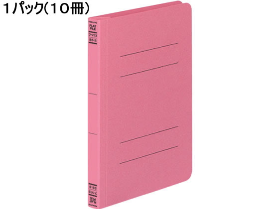 コクヨ フラットファイルV B6タテ とじ厚15mm ピンク 10冊 フ-V13P