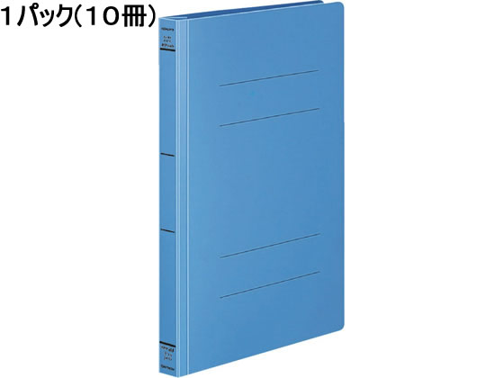 コクヨ フラットファイル(PPワイド) A4タテ とじ厚25mm 青 10冊 通販