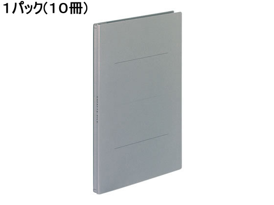 コクヨ ガバットファイル(紙製) B5タテ グレー 10冊 フ-91M