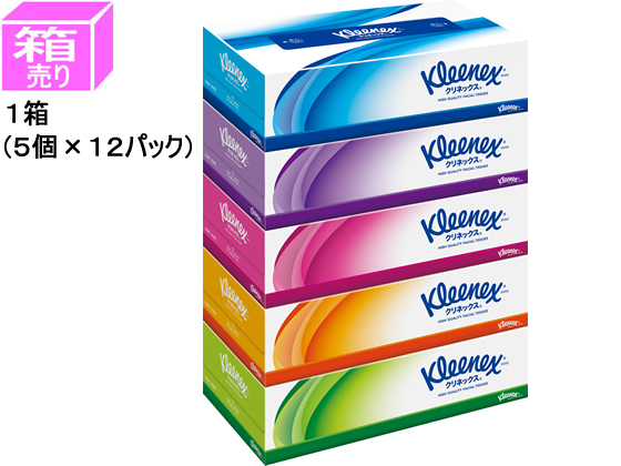 クレシア クリネックスティッシュ 180組 5個×12パック 40442 通販【フォレストウェイ】