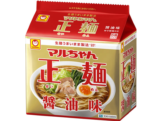 東洋水産 マルちゃん正麺 醤油味 5食パック 通販【フォレストウェイ】