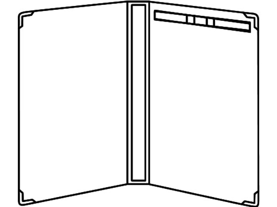 ライオン事務器 スプリングファイル(右天とじ) A4タテ 紺【通販