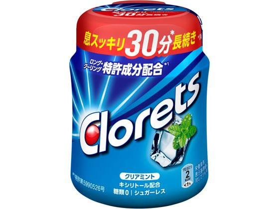 モンデリーズ・ジャパン クロレッツXP クリアミント ボトルLS 140g