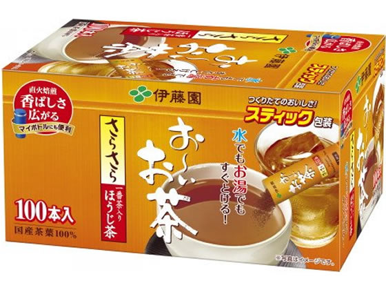 伊藤園 お～いお茶 さらさらほうじ茶 スティック 100本 通販【フォレストウェイ】