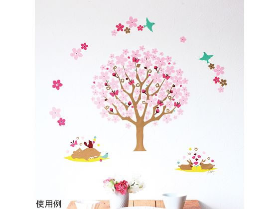 �T���R�[�}�[�N�H�� �G�߂̃E�H�[���X�e�b�J�[ �傫�ȍ��炭 8-346-03