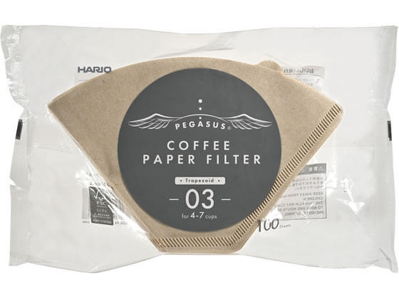 HARIO �y�K�T�X�R�[�q�[�y�[�p�[�t�B���^�[ 03M 100�� PEF-03-100M
