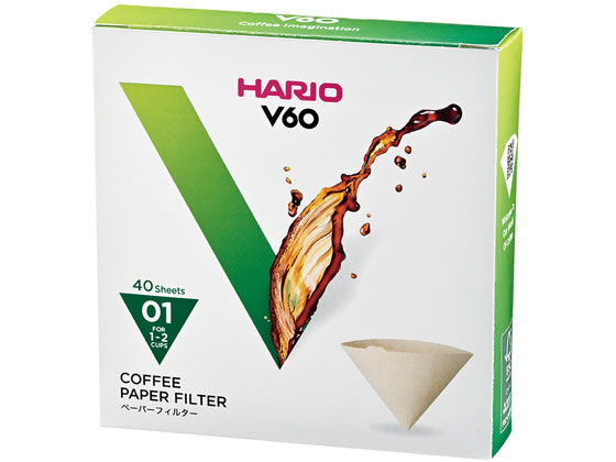 HARIO V60�p�y�[�p�[�t�B���^�[ 01M 40�� VCF-01-40M