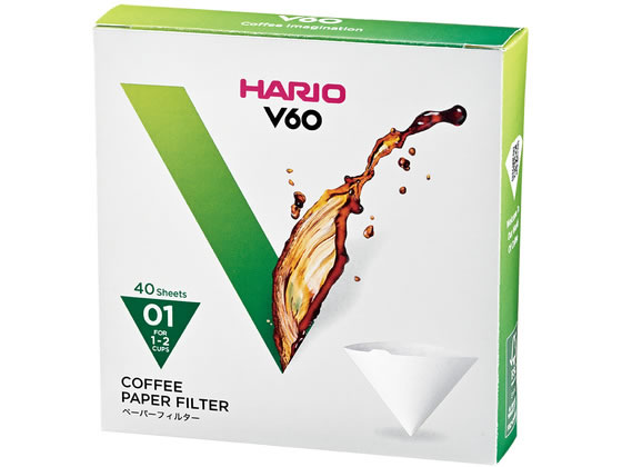 HARIO V60�p�y�[�p�[�t�B���^�[ 01W 40�� VCF-01-40W
