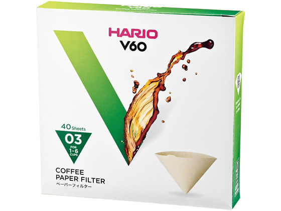 HARIO V60�p�y�[�p�[�t�B���^�[ 03M 40�� VCF-03-40M