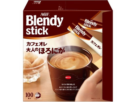 AGF ブレンディ スティック カフェオレ 大人のほろにが 100本 通販