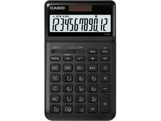 �J�V�I �X�^�C���b�V���d�� �W���X�g�^�C�v 12�� �u���b�N JF-S200-BK-N