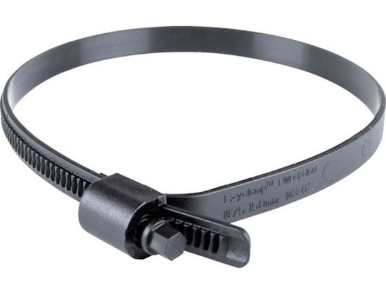 HCL z[Xoh Ezyclamp ta25.0`150.0mm Ε8.0mm iC12 PWD-13-150-SC-PA12-BK