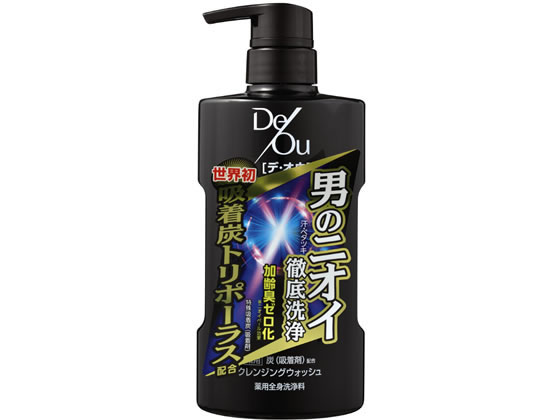 ロート製薬 デ・オウ 薬用クレンジングウォッシュ 本体ポンプ 520ml