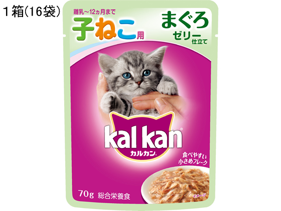 マース カルカン パウチ 子ねこ用 まぐろ 70g 16袋 KWP71 通販