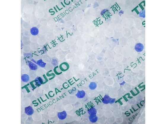 TRUSCO A型シリカゲル 50g 吸湿・使い捨て型 100個入 コバルト入 TSG