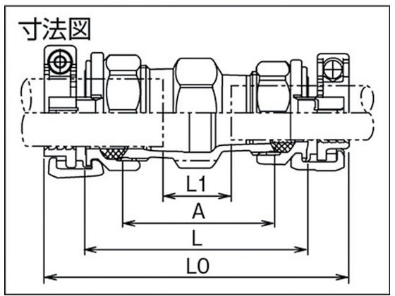 SKカワニシ ポリエチレン管×塩ビ管用異種管継手 SKXソケットP13×V16