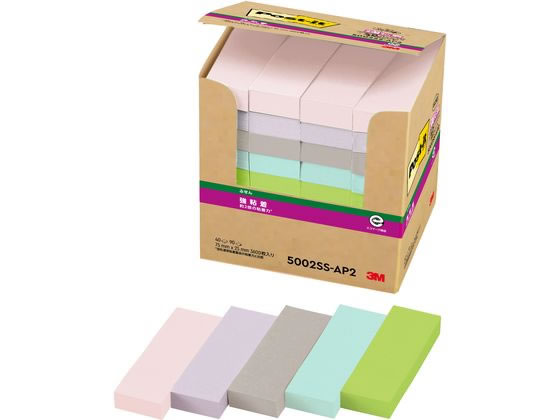 3M �|�X�g�C�b�g ���S�� 75mm�~25mm �p�X�e���J���[5�F 40��
