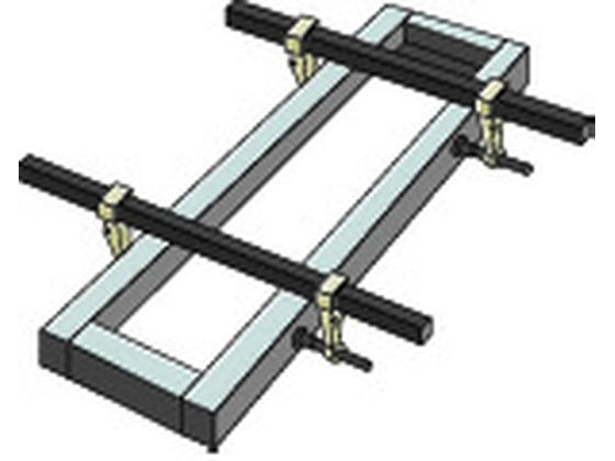 スーパー スーパーセッター レール型 クランプ範囲:0～750mm ふところ