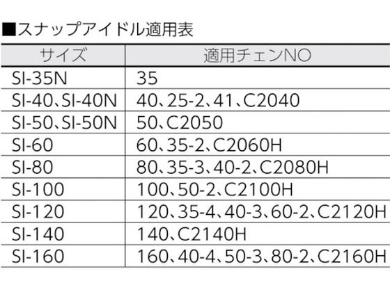 センクシア スナップアイドル(チェン用テンショナー) SI-35N 通販【フォレストウェイ】