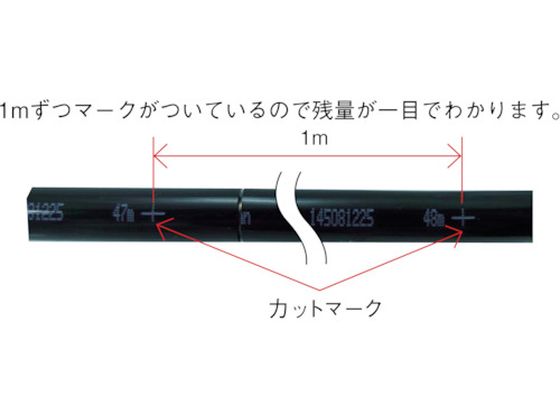 チヨダ TEタッチチューブ 12mm／100m 赤 TE-12-100 R | Forestway