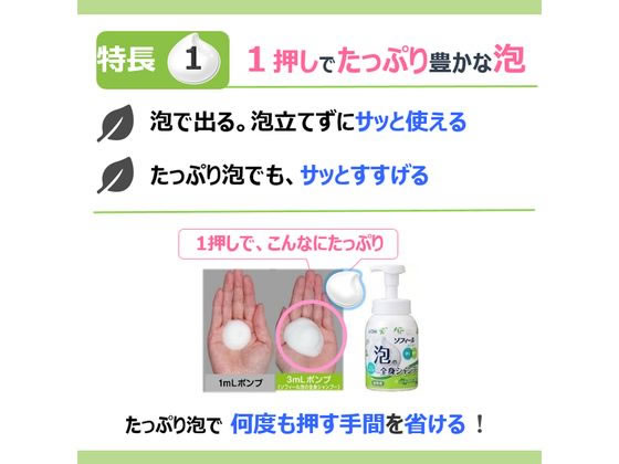 ライオンハイジーン ソフィール 泡の全身シャンプー 500mL 通販【フォレストウェイ】