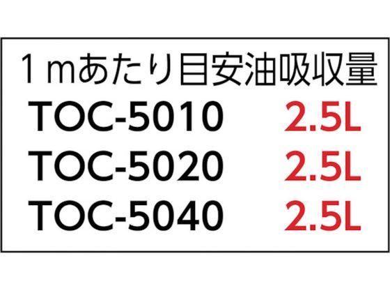 TRUSCO オイルキャッチャー 500mm幅×40m 油用 TOC-5040 通販