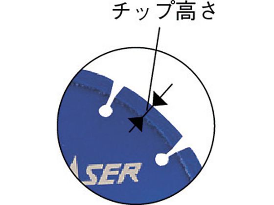 エビ ダイヤモンドカッター レーザー(乾式) 126mm SL125【通販