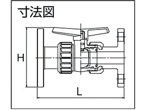 エスロン ボールバルブ F式 本体PVC OリングEPDM 15 BV15FX