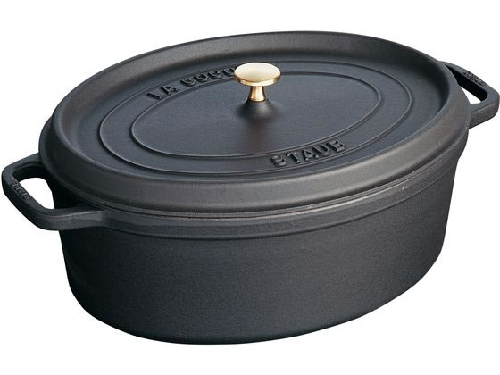 STAUB ストウブ ピコ・ココット オーバル 31cm ブラック 40509-319