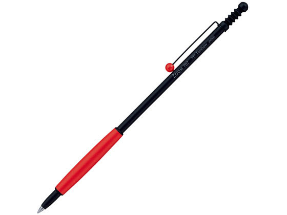 トンボ鉛筆 油性ボールペン ZOOM 707 ブラック レッド BC-ZS2