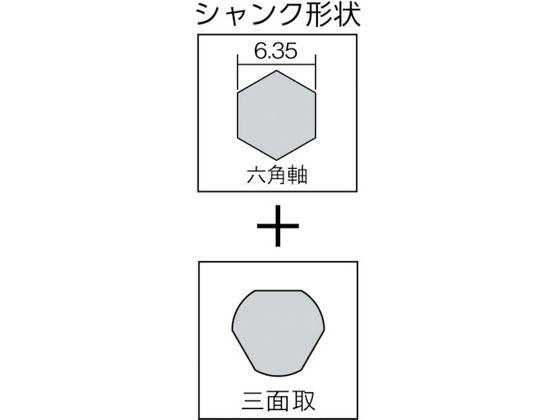 ハウスB.M コンビ軸排水マス用ホルソー VU-100【通販フォレストウェイ】