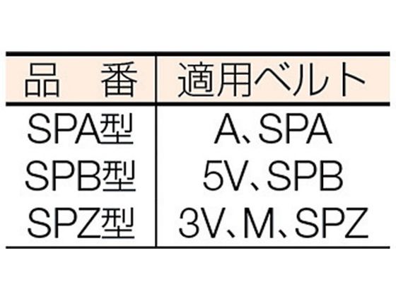 EVN ブッシングプーリー SPB 212mm 溝数3 SPB212-3 通販【フォレスト